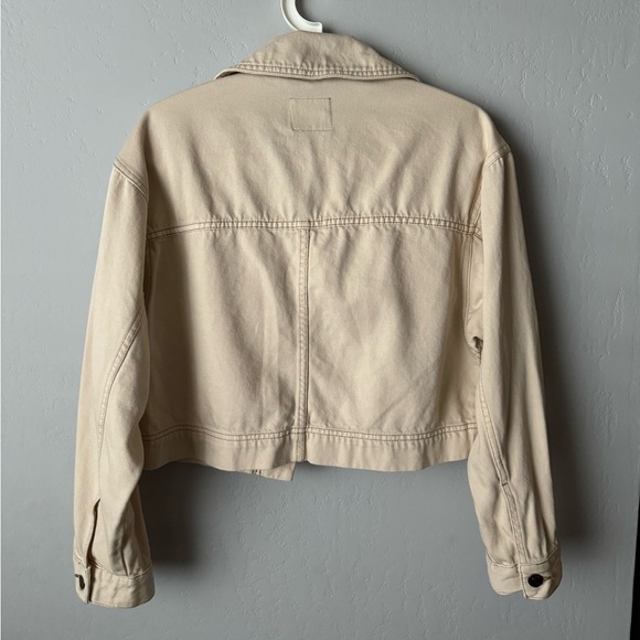 Abercrombie Cream Utility Trucker Jacket - Picture 8 of 8